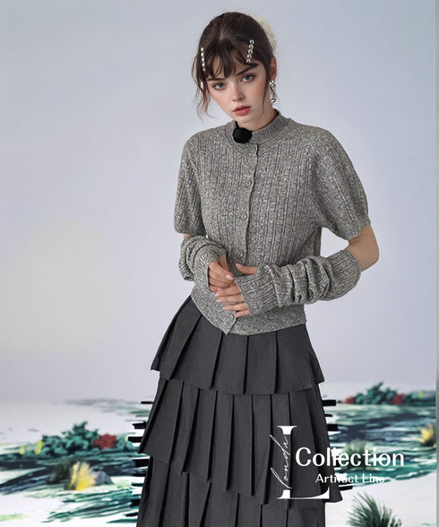 Rib Button Pleats Series