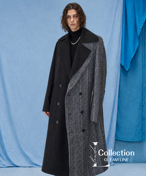 Contrast Double Coat