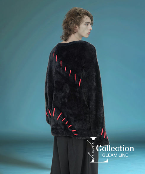 Big Stitch Shaggy Sweater