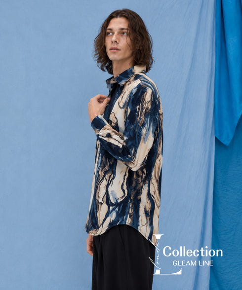 Geological Print Shirt