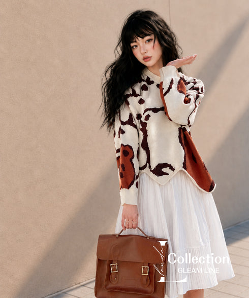 Scallop Bear Sweater