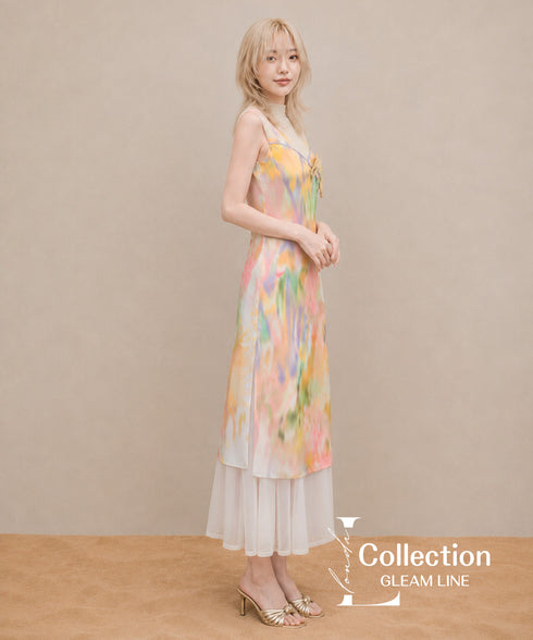 Paint Flow Layer Dress