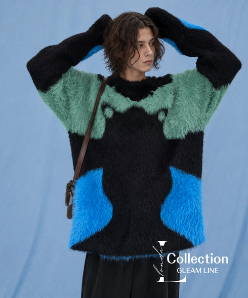 Fuzzy Wave Pullover