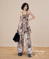 Patchwork Halter Top & Pants Co-ord
