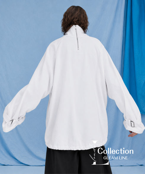 Half Zip High Neck Pullover