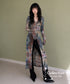 Retro Print Cardigan