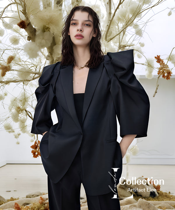 Sculpted Shoulder Jacket