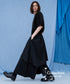 Layered Pleated Wide Pants