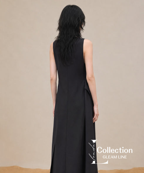 Half High Collar Dress