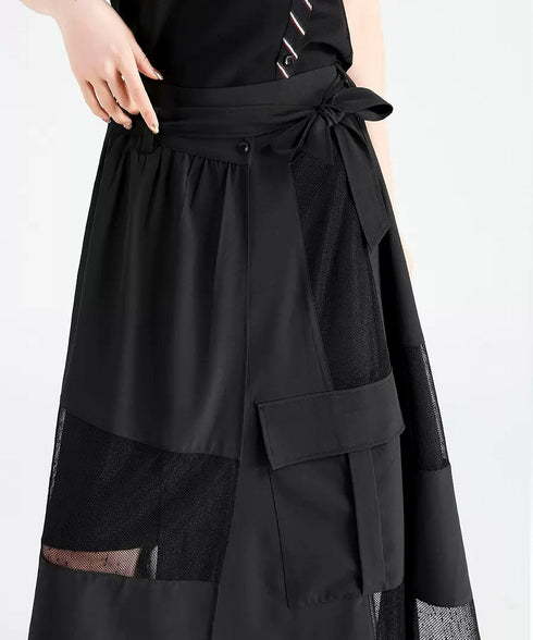 Cutout See-through Skirt