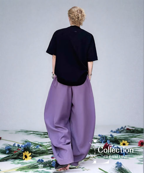 Volume Tuck Wide Silhouette Pants