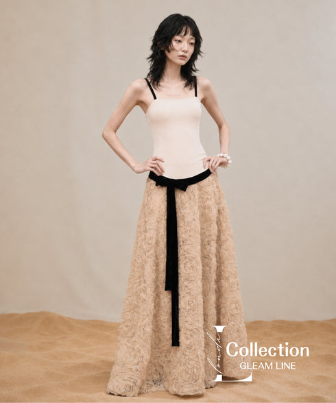 Ribbon Rosette Dress