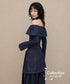 Denim Off Shoulder Layered Series