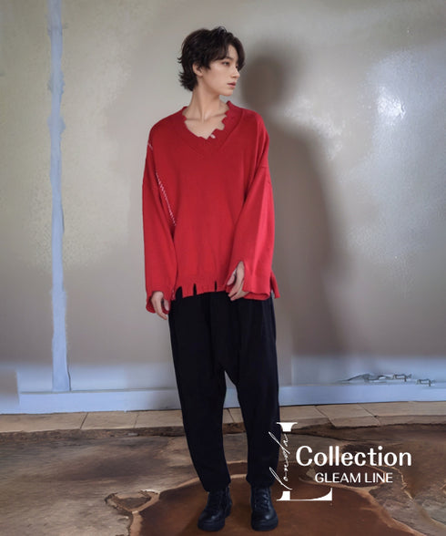 Irregular Hole Sweater