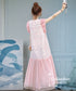 Floral Lace Tiered Dress