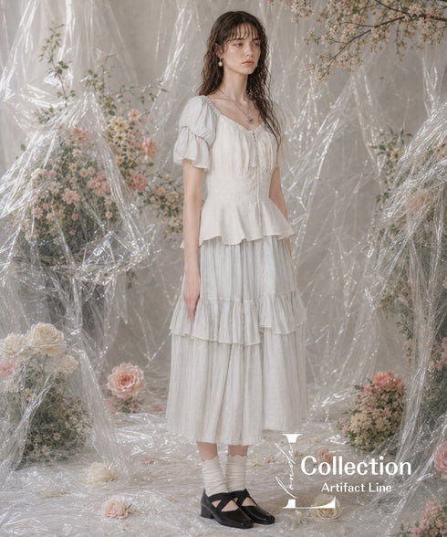 Frill Veil Dress