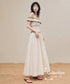 Shirred Trim Dress