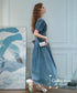 Denim Frill Top & Skirt