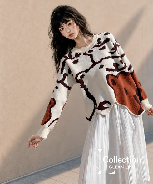 Scallop Bear Sweater