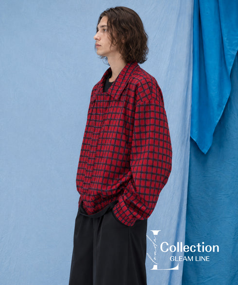 Red Check Zip Jacket