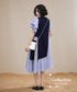 Stripe Layer Flare Dress