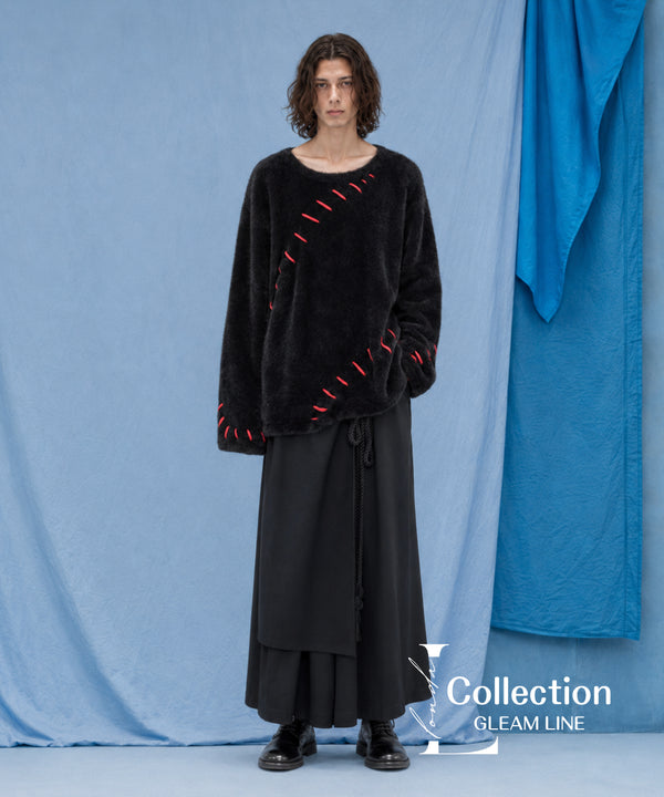 Big Stitch Shaggy Sweater