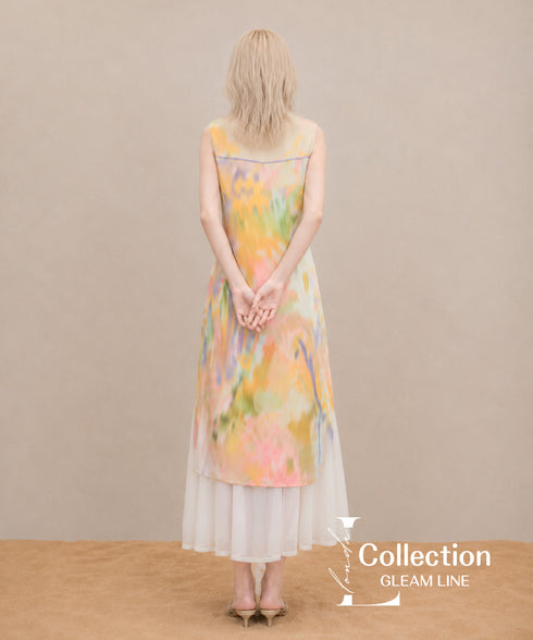 Paint Flow Layer Dress