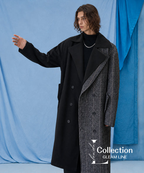 Contrast Double Coat