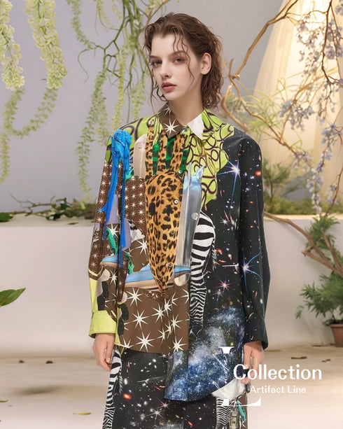 Galaxy Jungle Print Series