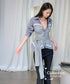 Layered Wrap Waist Blouse