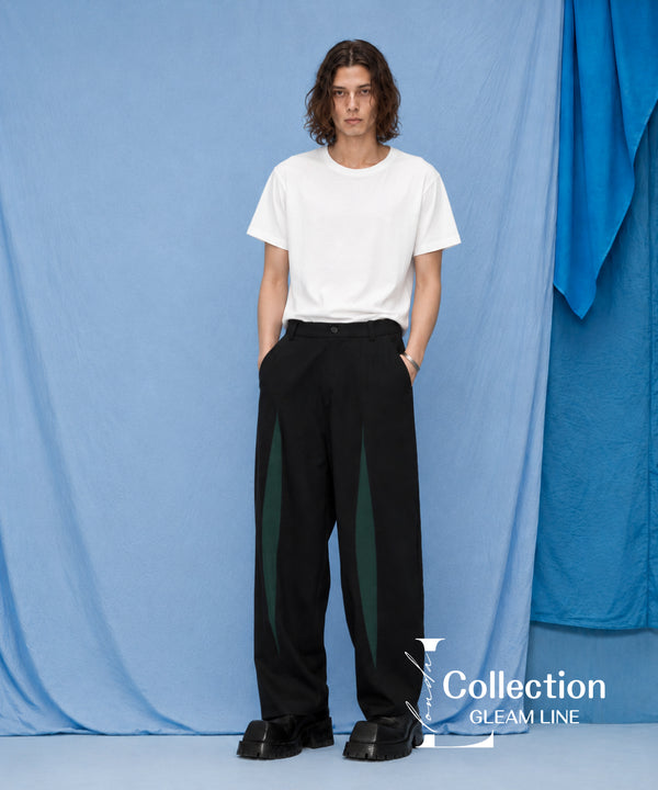 Center Splicing Design Pants