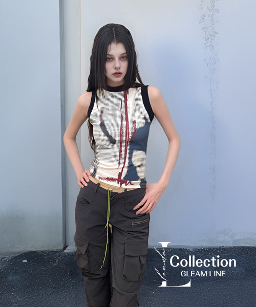 Graphic Form Fit Sleeveless