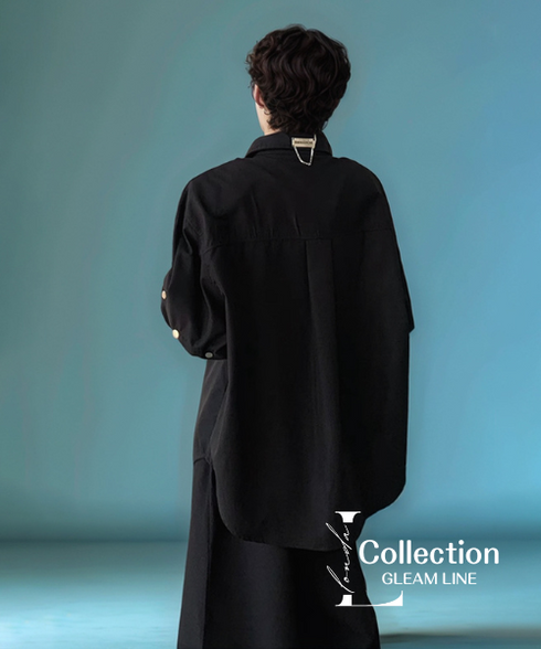 Noir Asymmetric Ring Shirt