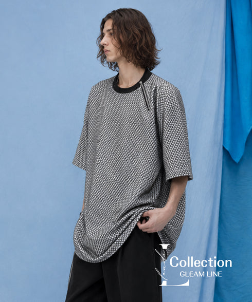 Metallic Mesh T-shirt