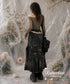 Washed Cargo Denim Skirt