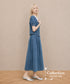 Denim Frill Top & Skirt
