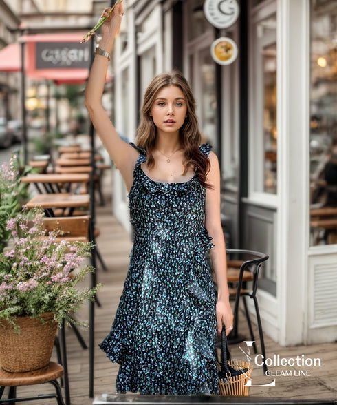 Small Floral Print Dress