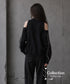 Open Shoulder Zip Top