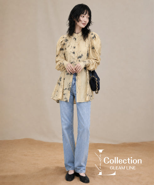 Shibori Print Blouse