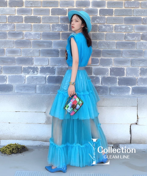 Colorful Pop Top & Skirt