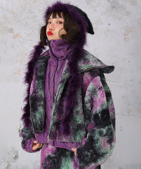 Layered Camouflage Jacket