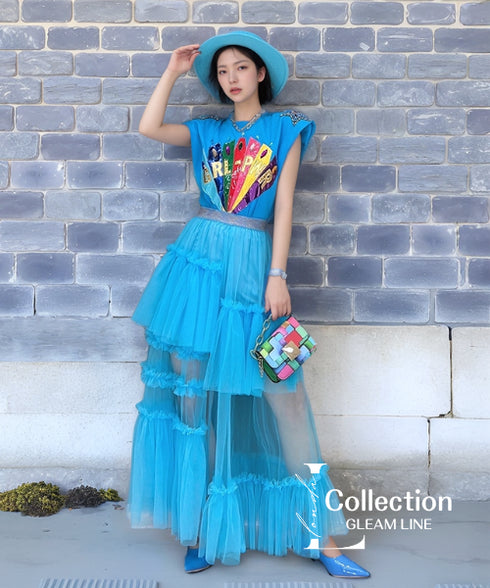 Colorful Pop Top & Skirt