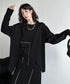 Chain Flap Asymmetry Sweatshirt