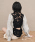 Contrast Peplum Top