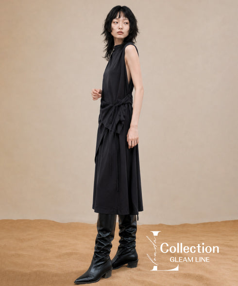 Half High Collar Dress