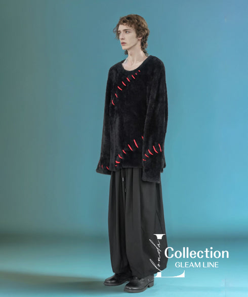 Big Stitch Shaggy Sweater