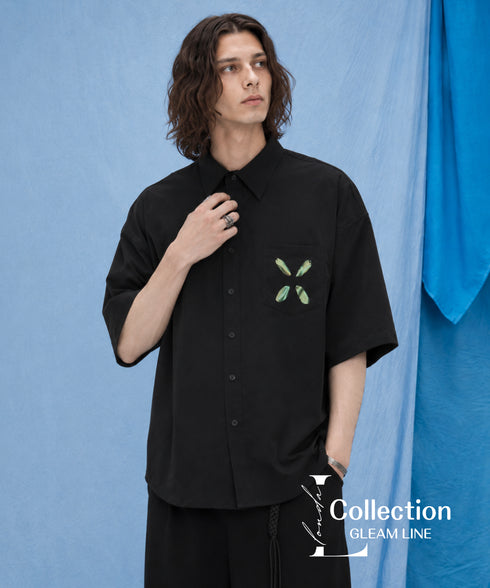 Oval Hollow Design Shirt