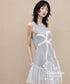 Layered Ribbon Flare Dress