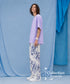 Flower Print Wide Pants