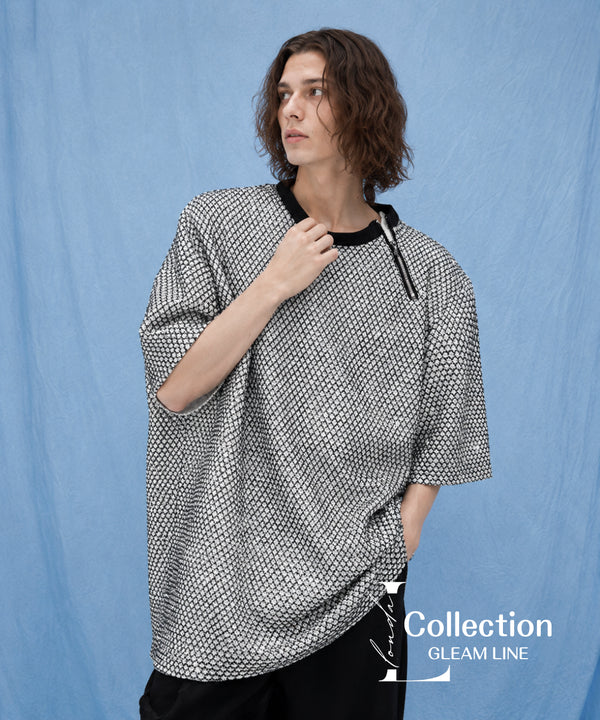 Metallic Mesh T-shirt